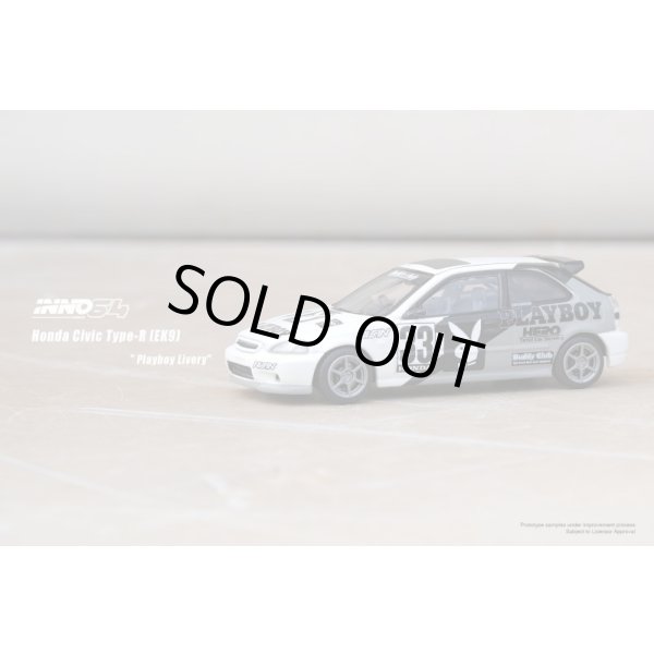 画像3: INNO Models 1/64 Honda Civic TYPE-R (EK9) "PLAYBOY" (3)