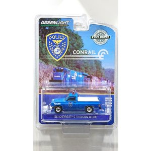 画像: GREEN LiGHT EXCLUSIVE 1/64 1981 Chevrolet C-10 Custom Deluxe - Conrail (Consolidated Rail Corporation) Police