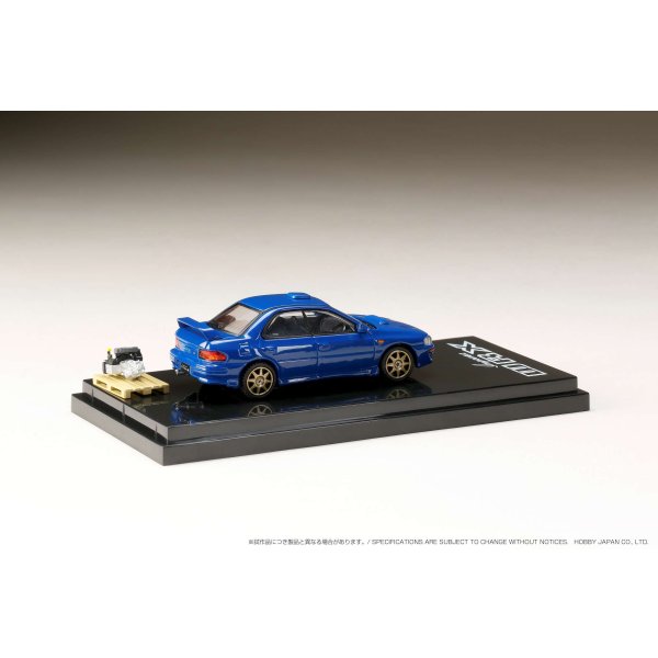 画像3: Hobby JAPAN 1/64 Subaru Impreza WRX (GC8) STi Version II Sports Blue / with engine display model (3)