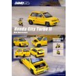 画像2: INNO Models 1/64 Honda City Turbo II Yellow with MOTOCOMPO (2)