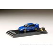 画像2: Hobby JAPAN 1/64 Subaru Impreza WRX (GC8) STi Version II Sports Blue / with engine display model (2)