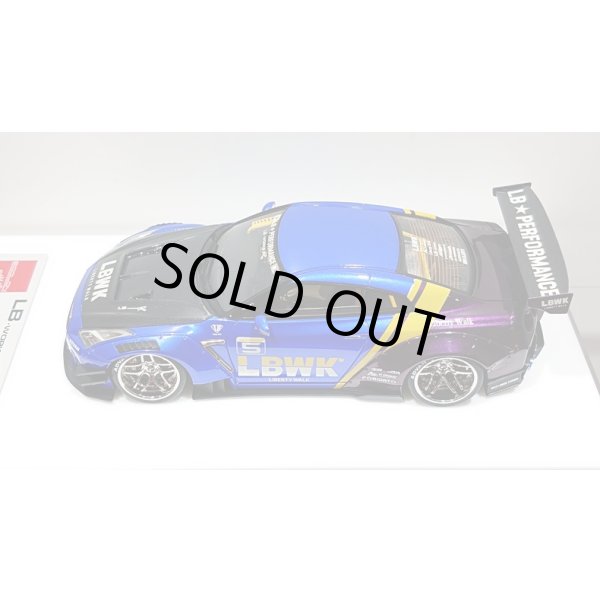 画像4: EIDOLON 1/43 LB WORKS GT-R Type 2 Racing spec Lobellia Blue and Alba Cielo Tow-tone color Limited 35 pcs. (4)