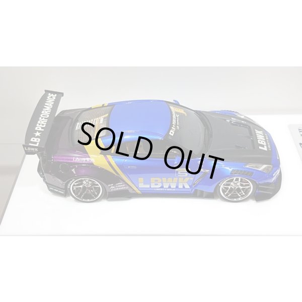 画像8: EIDOLON 1/43 LB WORKS GT-R Type 2 Racing spec Lobellia Blue and Alba Cielo Tow-tone color Limited 35 pcs. (8)
