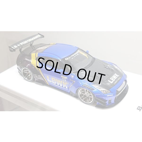 画像11: EIDOLON 1/43 LB WORKS GT-R Type 2 Racing spec Lobellia Blue and Alba Cielo Tow-tone color Limited 35 pcs. (11)