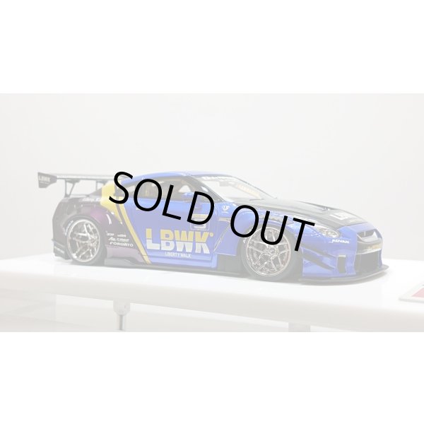 画像5: EIDOLON 1/43 LB WORKS GT-R Type 2 Racing spec Lobellia Blue and Alba Cielo Tow-tone color Limited 35 pcs. (5)