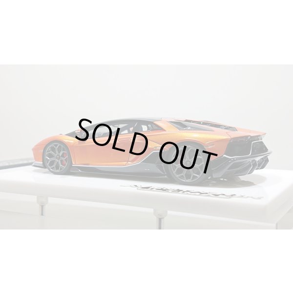 画像3: EIDOLON 1/43 Lamborghini Aventador LP780-4 Ultimae 2021 (Leirion Wheel) Arancio Pearl Carbon Roof Limited 30 pcs. (3)