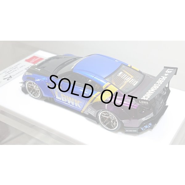 画像12: EIDOLON 1/43 LB WORKS GT-R Type 2 Racing spec Lobellia Blue and Alba Cielo Tow-tone color Limited 35 pcs. (12)