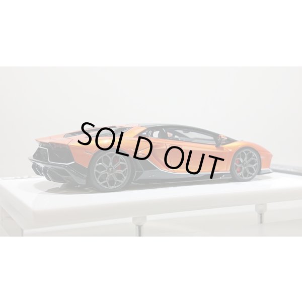 画像7: EIDOLON 1/43 Lamborghini Aventador LP780-4 Ultimae 2021 (Leirion Wheel) Arancio Pearl Carbon Roof Limited 30 pcs. (7)