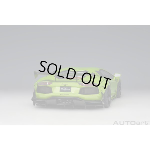 画像17: AUTOart 1/18 Liberty Walk LB-WORKS Lamborghini Aventador Limited Edition (Pearl Green) (17)