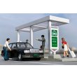 画像1: TOMYTEC 1/64 Diorama Collection 64 # Car Snap 04b Taxi stand (with Toyota Crown Comfort) (1)