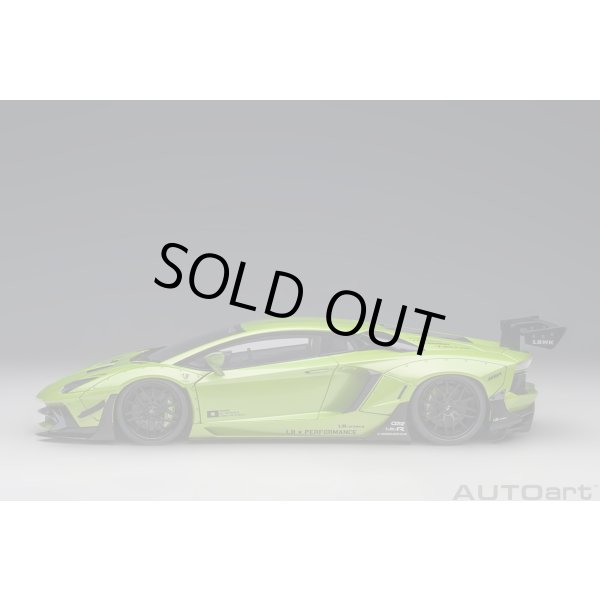 画像3: AUTOart 1/18 Liberty Walk LB-WORKS Lamborghini Aventador Limited Edition (Pearl Green) (3)