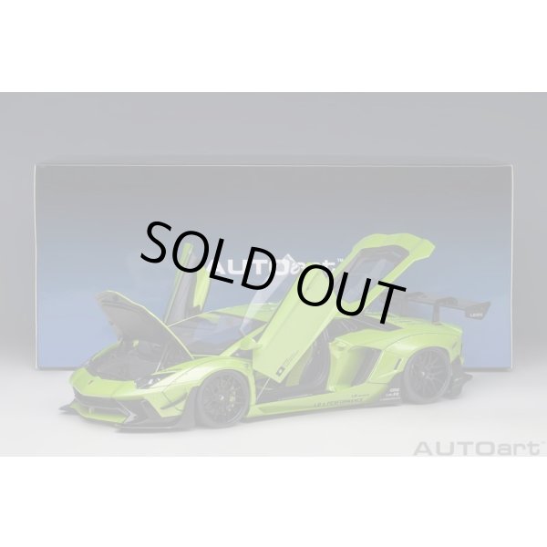 画像18: AUTOart 1/18 Liberty Walk LB-WORKS Lamborghini Aventador Limited Edition (Pearl Green) (18)