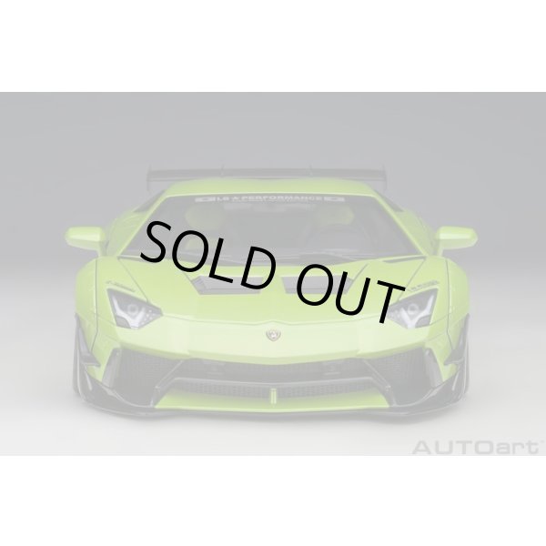画像5: AUTOart 1/18 Liberty Walk LB-WORKS Lamborghini Aventador Limited Edition (Pearl Green) (5)