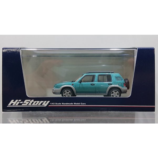 画像1: Hi Story 1/43 NISSAN RASHEEN FORZA S package (1998) Emerald Green PM/Sonic Silver M Two Tone (1)