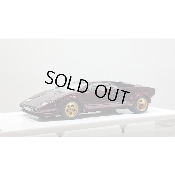 画像1: EIDOLON 1/43 Lamborghini Countach LP5000 QV 1985 Metallic Dark Purple Limited 50 pcs. (1)