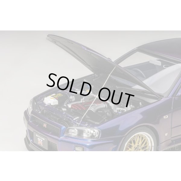 画像11: AUTOart 1/18 Nissan Skyline GT-R (R34) V-Spec II with BBS LM wheels (Midnight Purple III) (11)