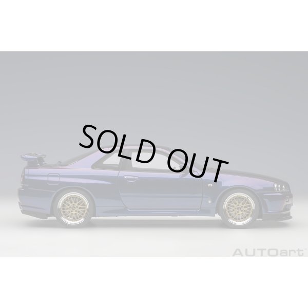 画像4: AUTOart 1/18 Nissan Skyline GT-R (R34) V-Spec II with BBS LM wheels (Midnight Purple III) (4)