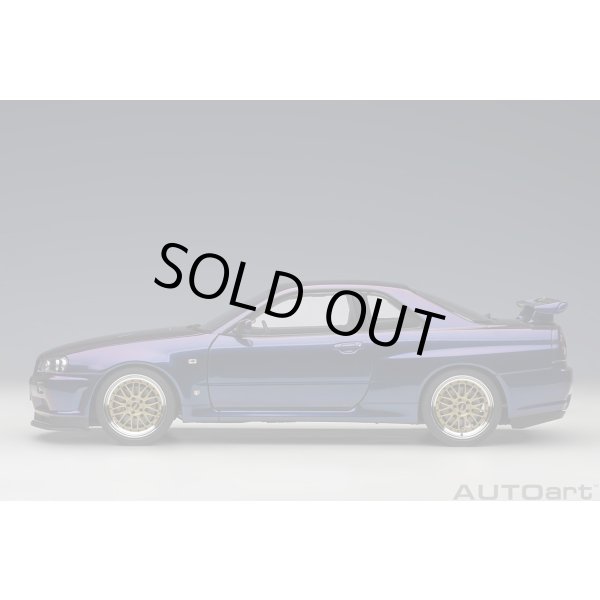 画像3: AUTOart 1/18 Nissan Skyline GT-R (R34) V-Spec II with BBS LM wheels (Midnight Purple III) (3)