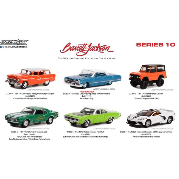 画像1: GREEN LiGHT 1/64 Barrett-Jackson "Scottsdale Edition" Series 10 (1)