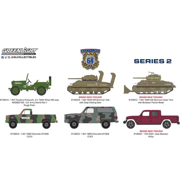 画像8: GREEN Light 1/64 Battalion 64 Series 2 (8)