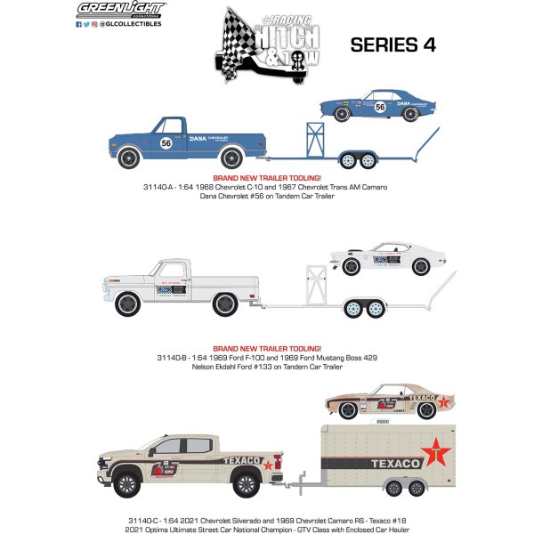 画像5: GREEN LiGHT 1/64 Racing Hitch & Tow Series 4 (5)