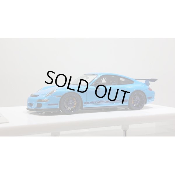 画像1: EIDOLON 1/43 Porsche 911 (997) GT3 RS 2007 Azzurro Pearl Limited 30 pcs. (1)