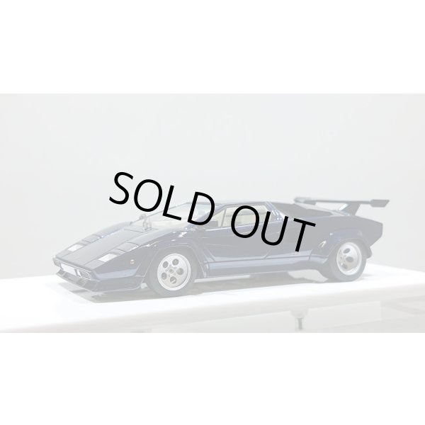画像1: EIDOLON 1/43 Lamborghini Countach LP5000S 1982 with Rear wing Metallic Dark Blue (1)