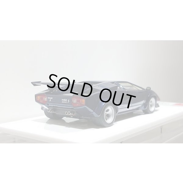 画像10: EIDOLON 1/43 Lamborghini Countach LP5000S 1982 with Rear wing Metallic Dark Blue (10)