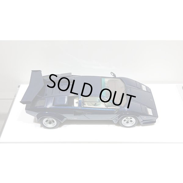 画像8: EIDOLON 1/43 Lamborghini Countach LP5000S 1982 with Rear wing Metallic Dark Blue (8)