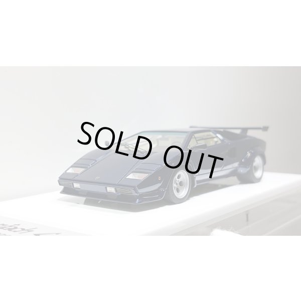 画像9: EIDOLON 1/43 Lamborghini Countach LP5000S 1982 with Rear wing Metallic Dark Blue (9)