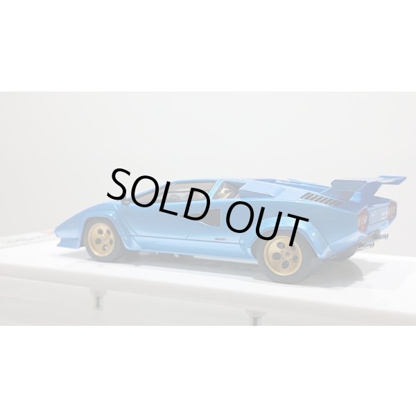 画像3: EIDOLON 1/43 Lamborghini Countach LP5000S 1982 with Rear wing Metallic Light Blue Limited 40 pcs. (3)