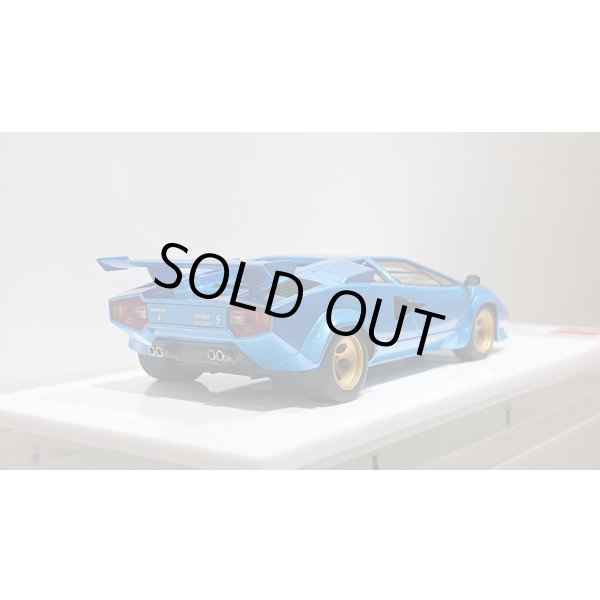画像10: EIDOLON 1/43 Lamborghini Countach LP5000S 1982 with Rear wing Metallic Light Blue Limited 40 pcs. (10)