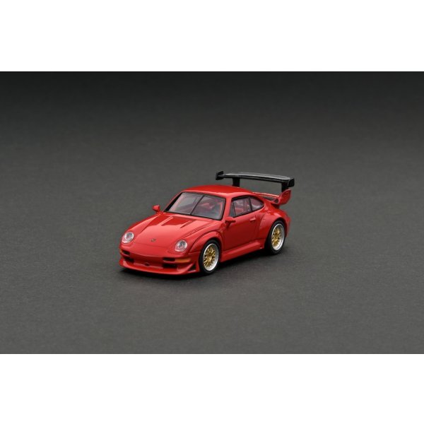 画像1: Tarmac Works 1/64 Porsche 911 (993) GT2 Red (1)