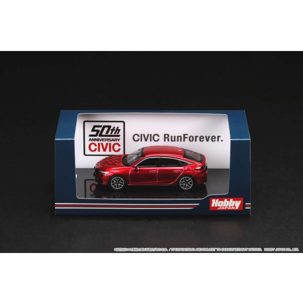 画像4: Hobby JAPAN 1/64 Honda Civic (FL1) LX Premium Crystal Red Metallic (4)