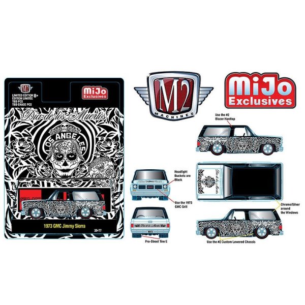 画像2: M2 Machines 1/64 1973 GMC Jimmy Sierra Dia de los Muertos 2022 (2)