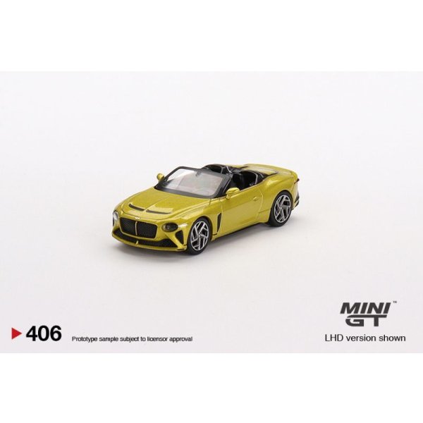 画像2: MINI GT 1/64 Bentley Mulliner Bacalar Yellow Flame (LHD) (2)