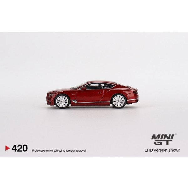 画像3: MINI GT 1/64 Bentley Continental GT Speed 2022 Candy Red (RHD) (3)