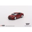 画像1: MINI GT 1/64 Bentley Continental GT Speed 2022 Candy Red (LHD) (1)