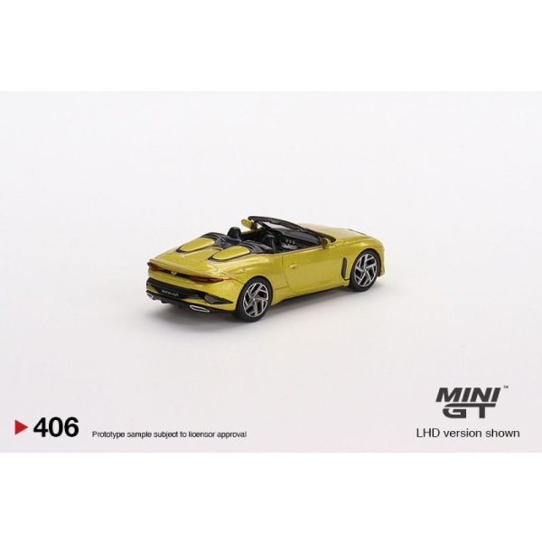 画像3: MINI GT 1/64 Bentley Mulliner Bacalar Yellow Flame (LHD) (3)