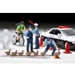 画像2: TOMYTEC 1/64 Diorama Collection 64 # Car Snap 16a Police (2)