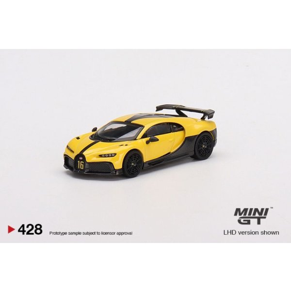 画像2: MINI GT 1/64 Bugatti Chiron Pursport Yellow (LHD) (2)