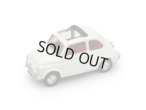画像1: Brumm 1/43 Fiat 500L 1968-72 Open Roof Oral White (1)