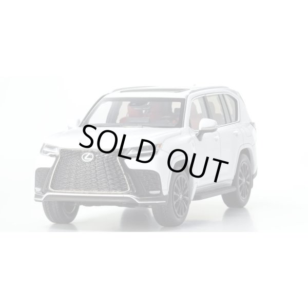 画像10: Kyosho Original 1/43 Lexus LX 600 F SPORT (White Nova GF/輸出専用車LHD) (10)