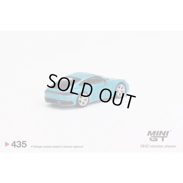 画像2: MINI GT 1/64 Porsche 911 (992) Carrera S Miami Blue (RHD) (2)