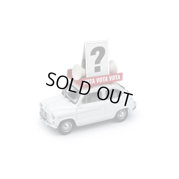 画像1: Brumm 1/43 Fiat 600D 1963 Italian General Election (1)