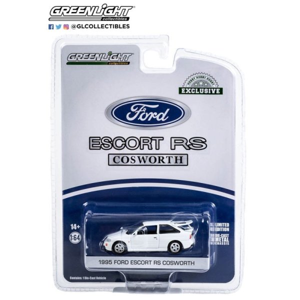 画像2: GREEN LiGHT EXCLUSIVE 1/64 1995 Ford Escort RS Cosworth - Diamond White (2)