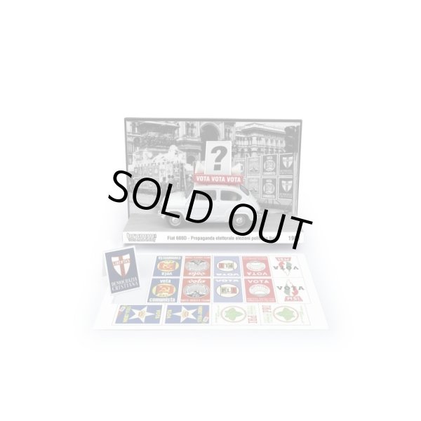 画像2: Brumm 1/43 Fiat 600D 1963 Italian General Election (2)