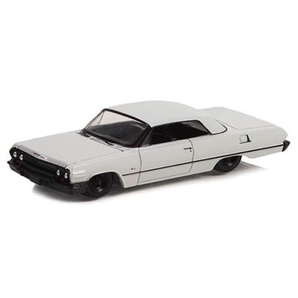 画像2: GREEN Light 1/64 1963 Chevrolet Impala Lowrider Gray 北米限定 (2)