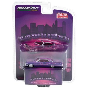 画像: GREEN Light 1/64 1963 Chevrolet Impala Lowrider Purple 北米限定