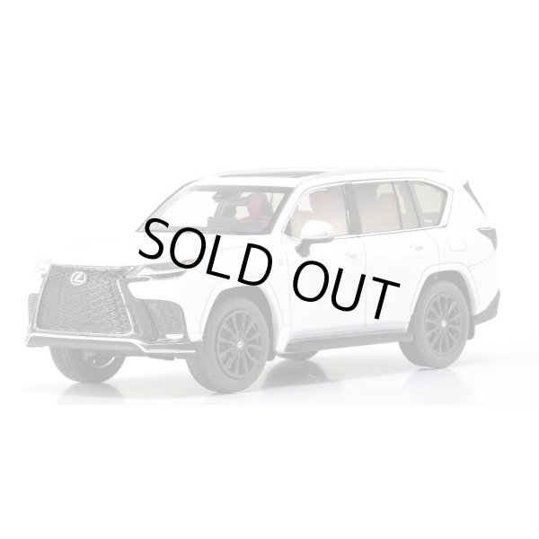 画像1: Kyosho Original 1/43 Lexus LX 600 F SPORT (White Nova GF/輸出専用車LHD) (1)